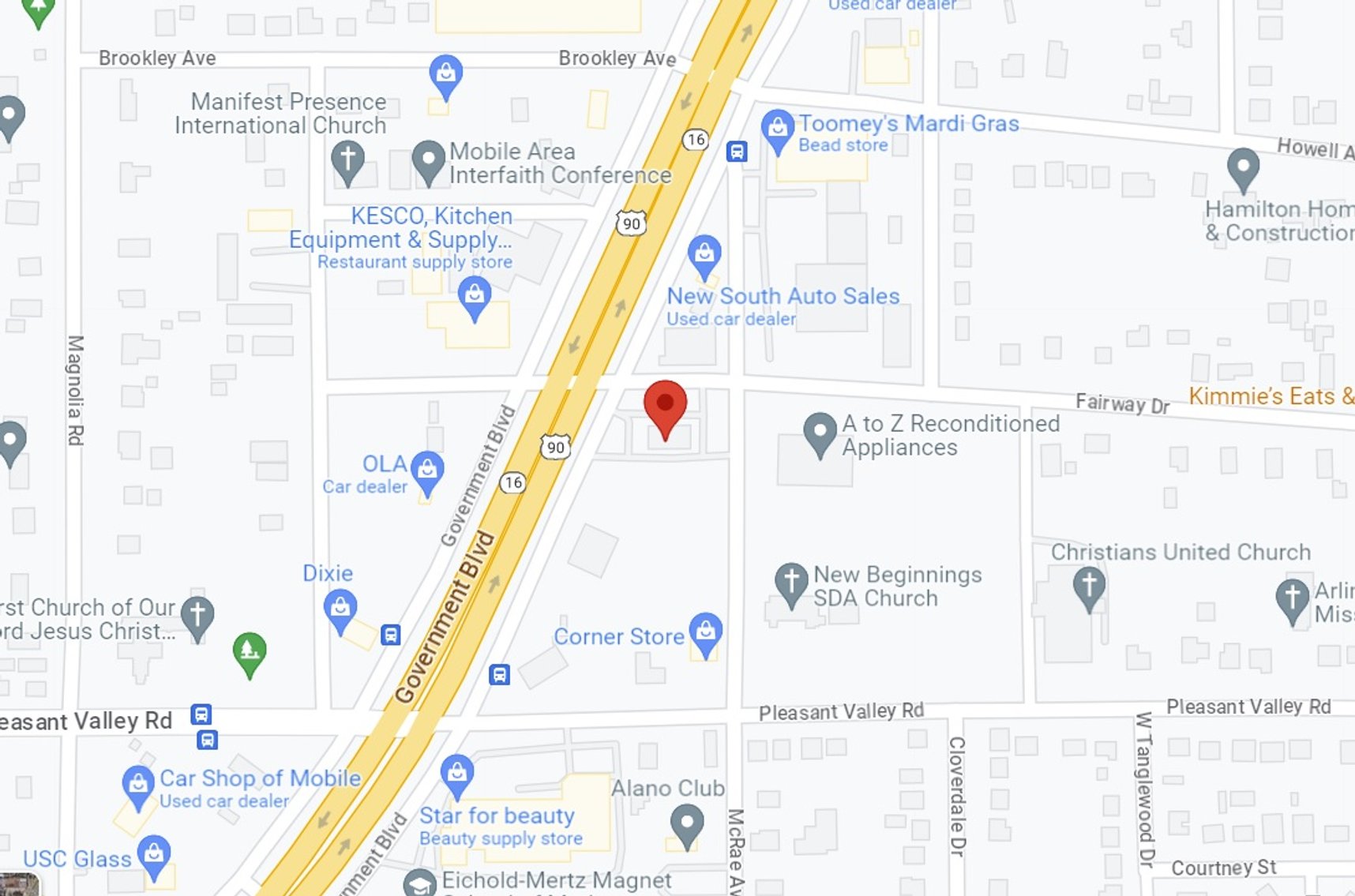 Image for Mobile, AL: 3,371± SF Former Bank Branch on 1.1± Acres at 2745 Government Blvd. (Mobile County)