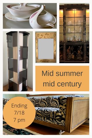 Image for Mid summer mid century onsite estate auction
