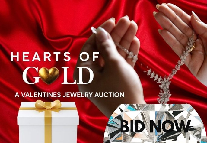 Image for HEARTS OF GOLD a specialty Valentines jewelry auction
