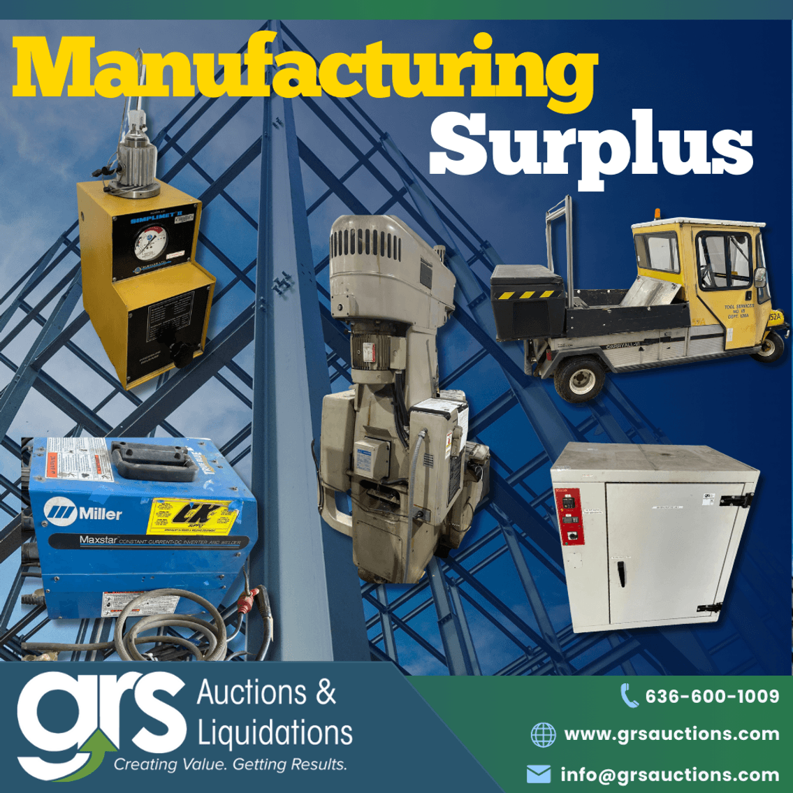 Image for Manufacturing Surplus Auction