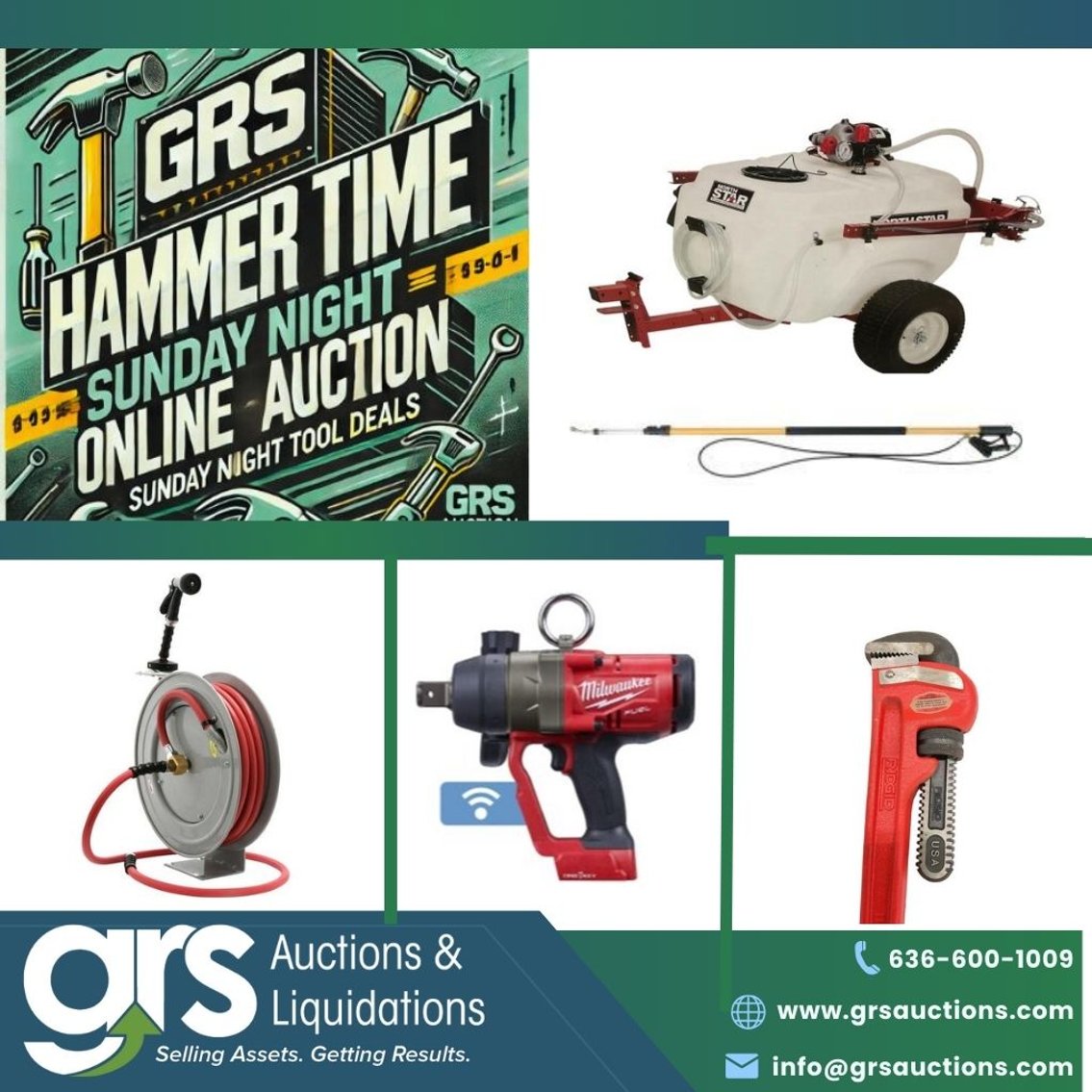 Image for GRS Hammer Time, Sunday NIght Online Tool Deals! #240