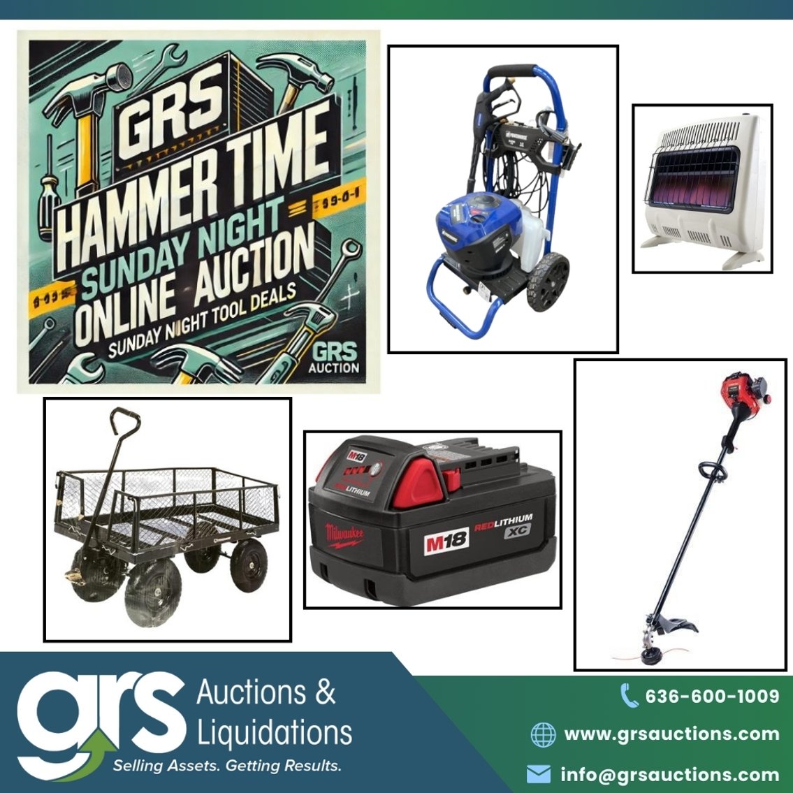 Image for GRS Hammer Time, Sunday Night Online Tool Deals! #241