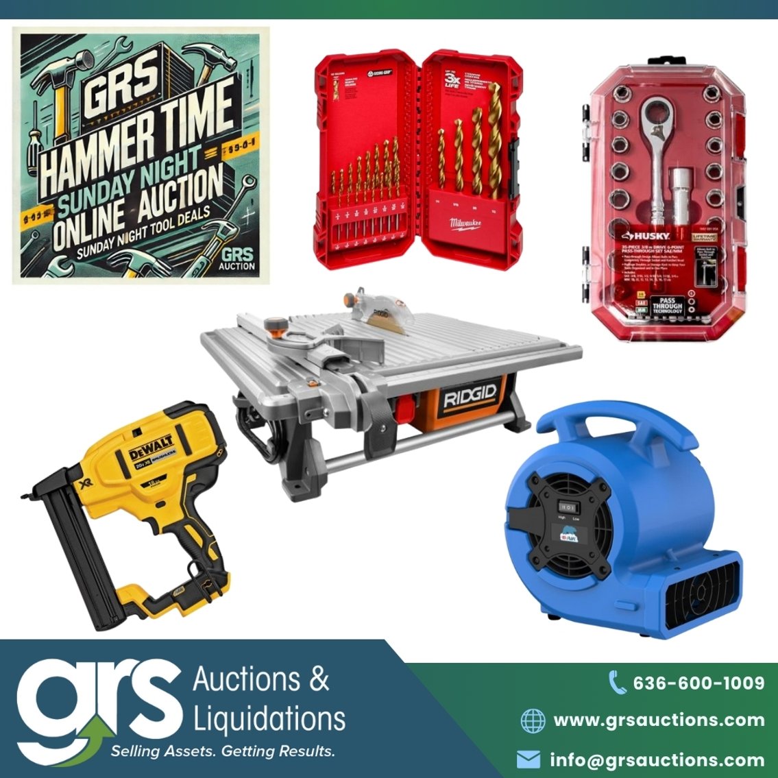 GRS Hammer Time, Sunday Night Online Tool Deals! #242