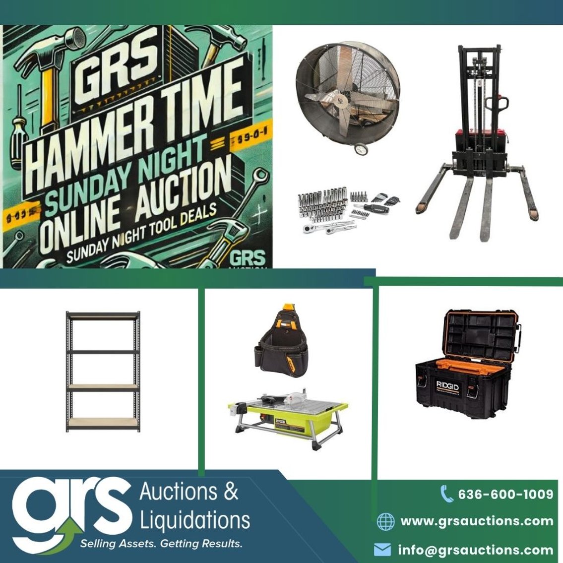 GRS Hammer Time, Sunday Night Online Tool Deals! #243
