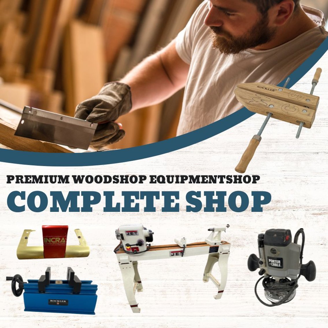Image for Premium Woodworking Equipment: Complete Shop