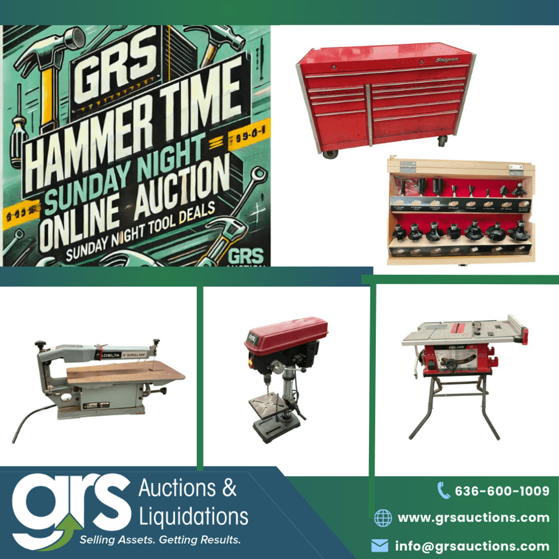 Image for GRS Hammer Time, Sunday Night Online Tool Deals! #244