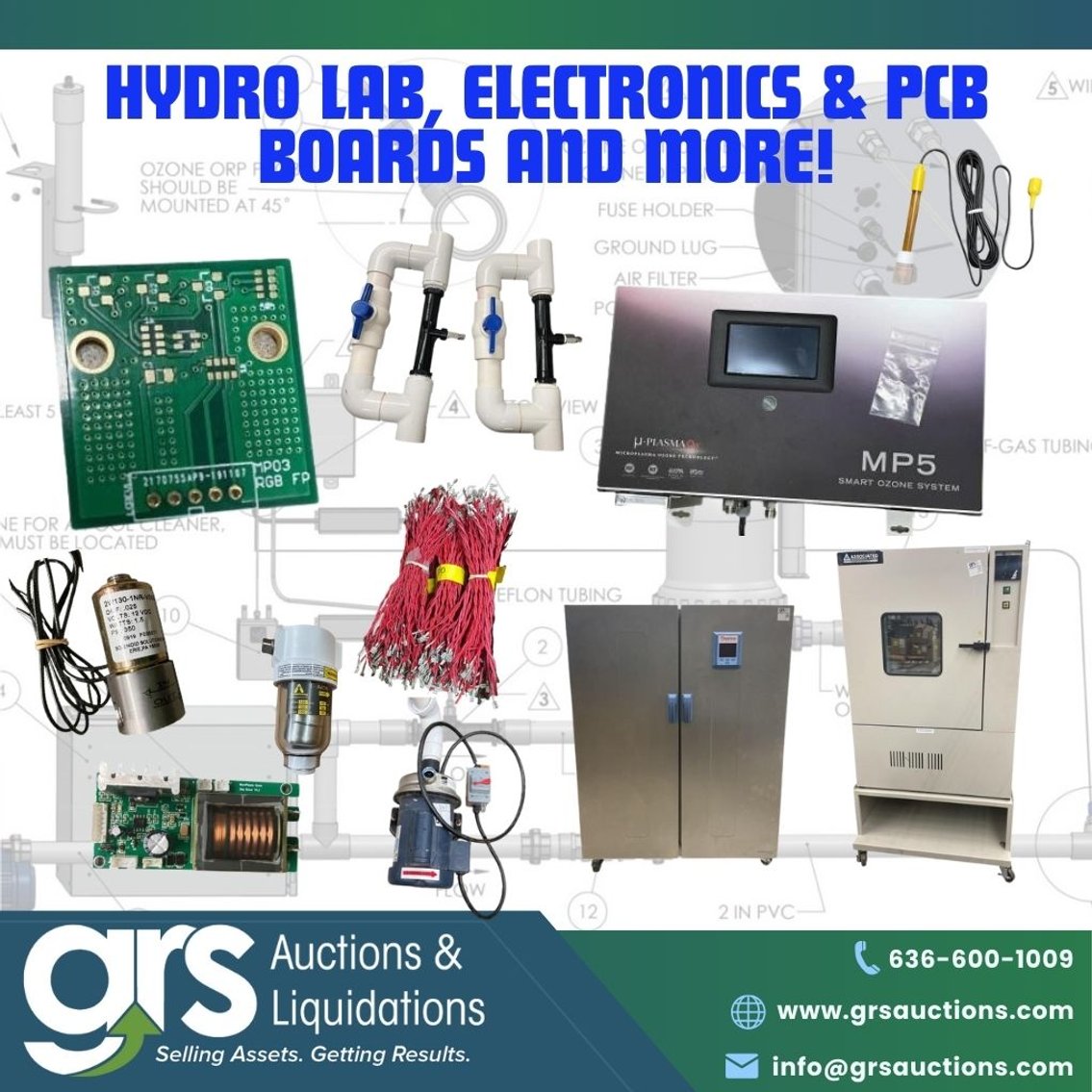 Image for Hydro Research Lab Equipment, PCB Boards and Electronics