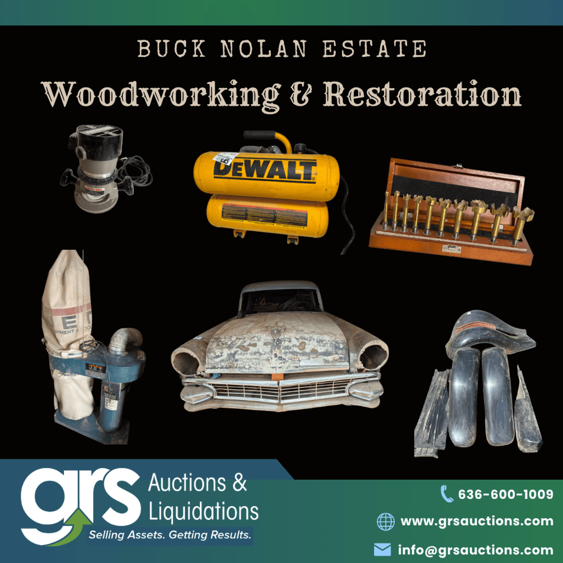 Buck Nolan Estate Auction - Master Craftsman's Workshop & Antique Ford Parts