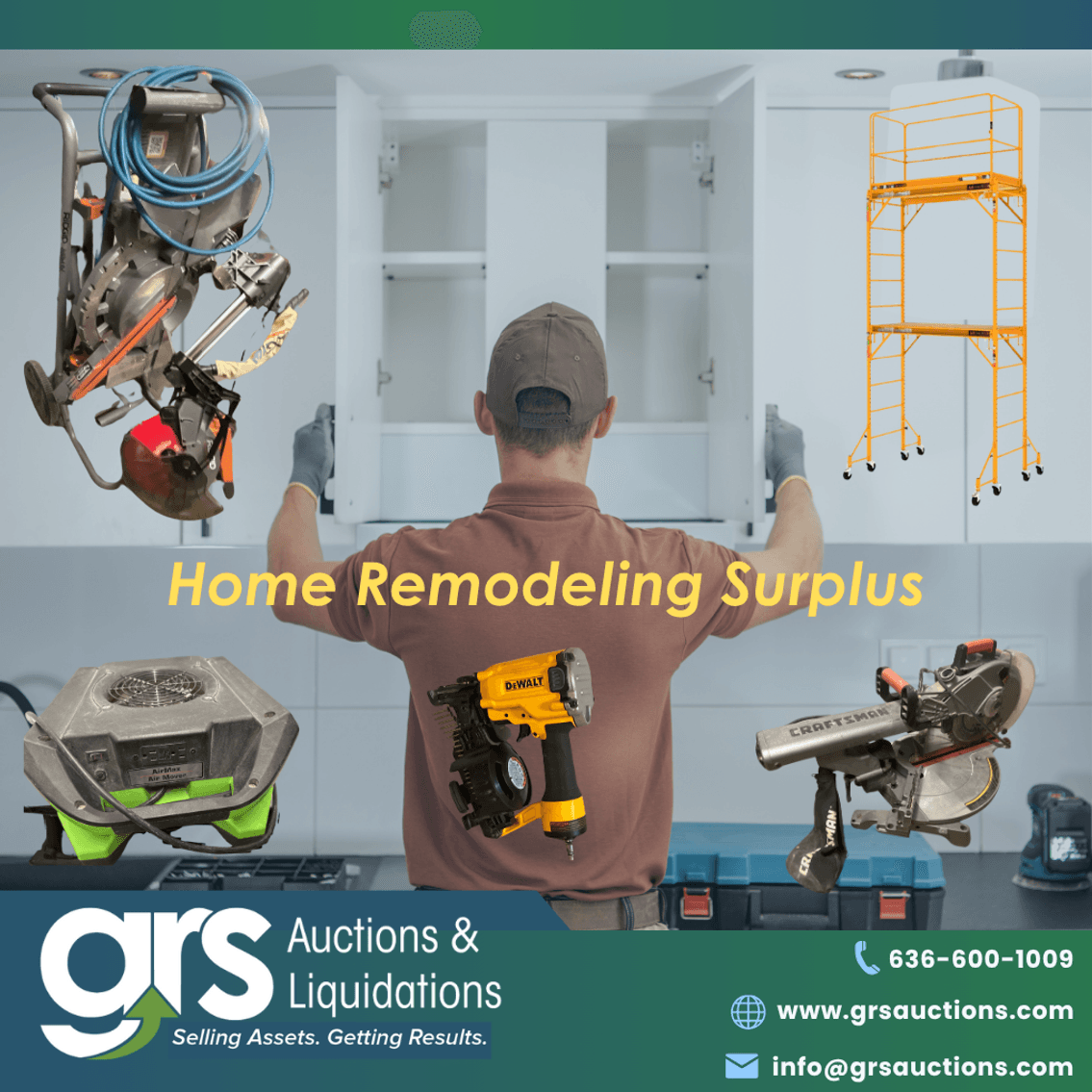 Home Remodeling Contractor Surplus Auction
