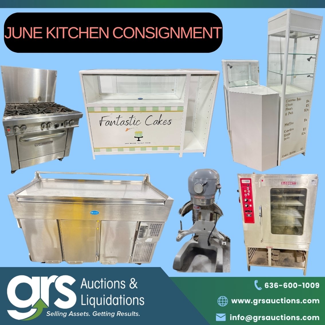 Kitchen Consignment June 2025 at Moog Drive!