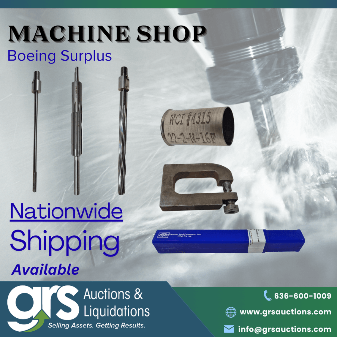 Image for Boeing Surplus Machinist Tools & Aerospace Tools Auction