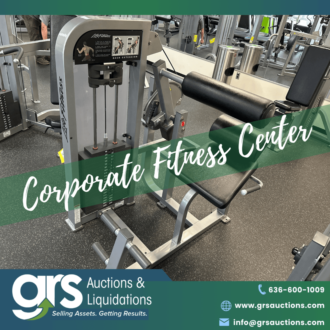 Corporate Fitness Center Liquidation - Life Fitness & Hammer Strength Equipment