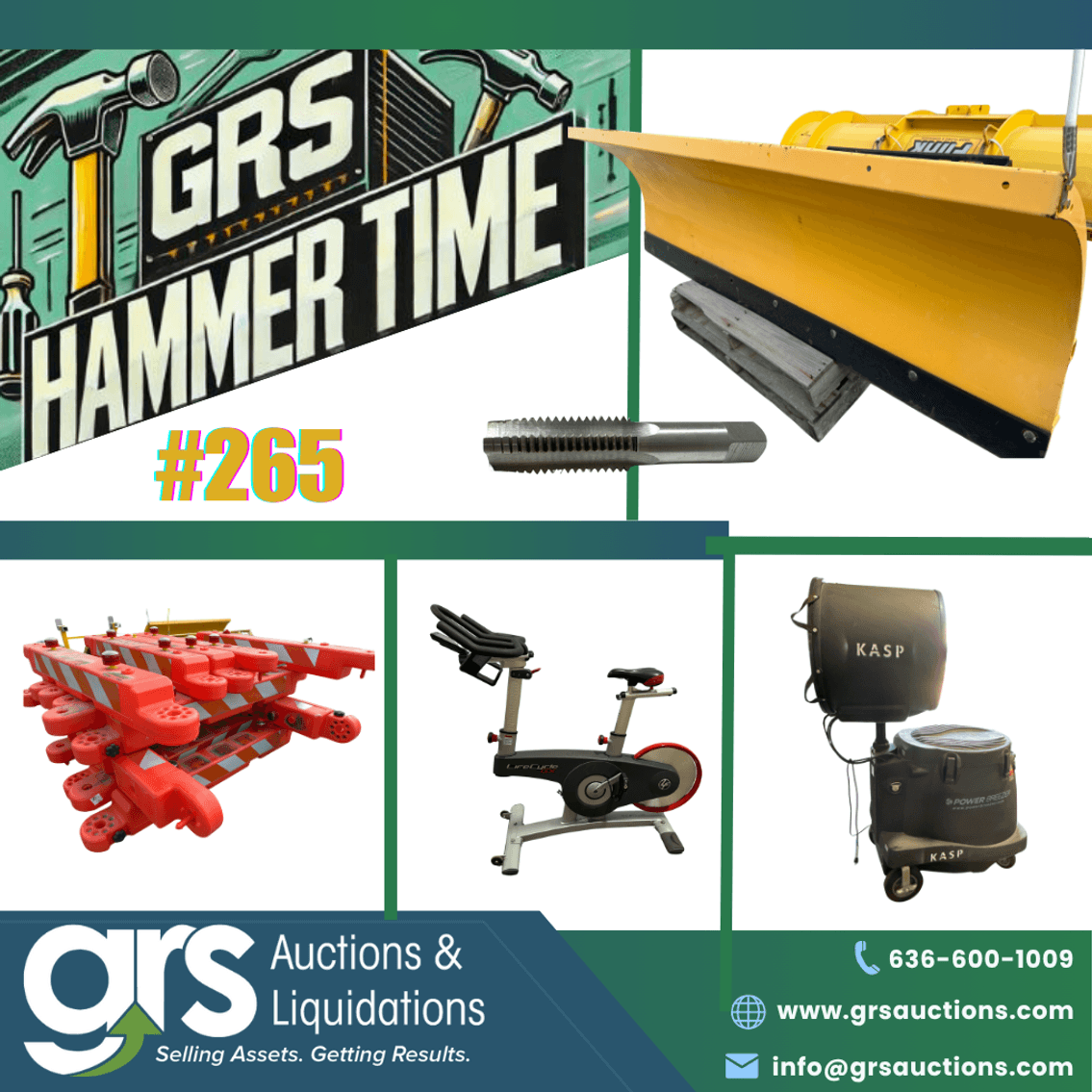 Hammer Time 265 - Industrial Shop Equipment and Get Ready for Snow!