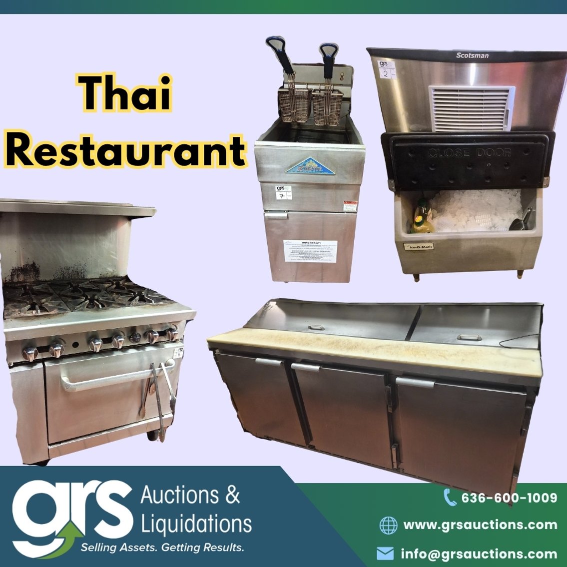 Thai Restaurant & Dining Online Auction