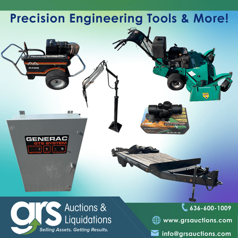 Image for Precision Engineering Surplus Auction - Trailers, Tools, Lawn & Garden
