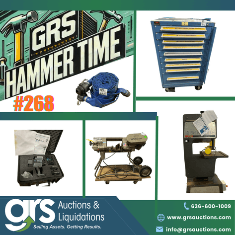 Image for Year-End Hammer Time Online Auction #268: Industrial Tools, Shop Equipment & Safety Supplies