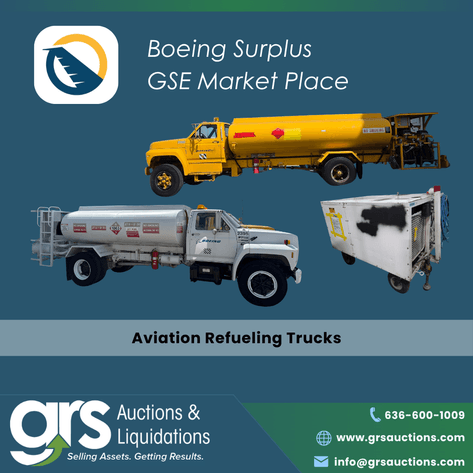 Image for GRS Auctions — Boeing Surplus Aviation GSE | Silent Bidding on GSE Marketplace