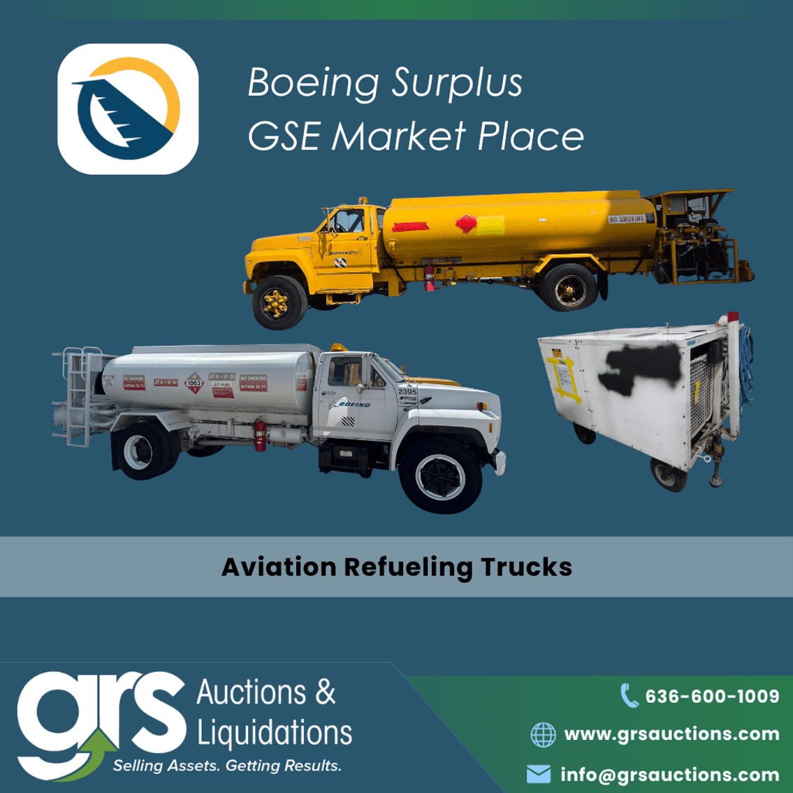 Image for GRS Auctions — Boeing Surplus Aviation GSE | Silent Bidding on GSE Marketplace