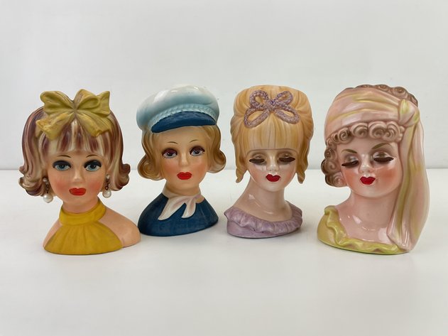 Image for Lady Head Vases | July 17, 2025 at 8:00 PM