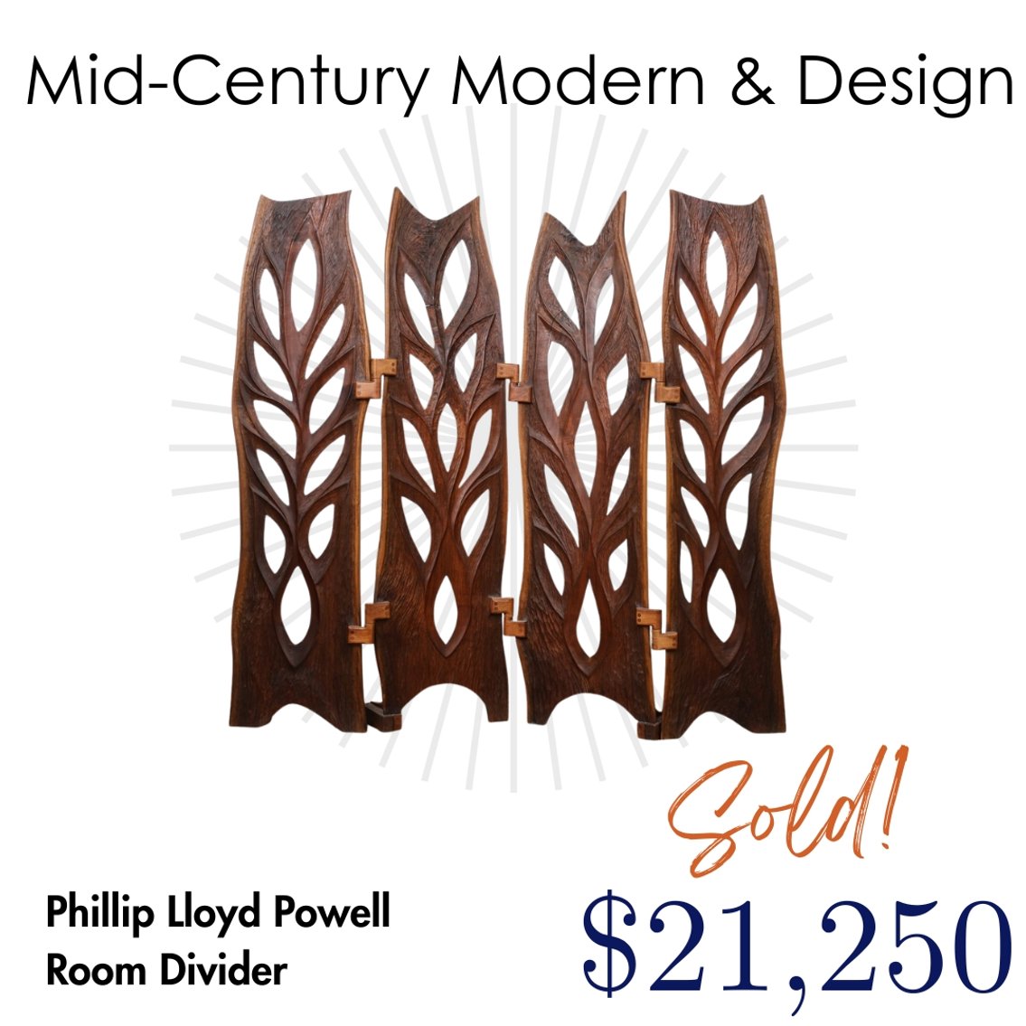 Image for Mid-Century Modern and Design | June 10, 2026 | Invitation To Consign