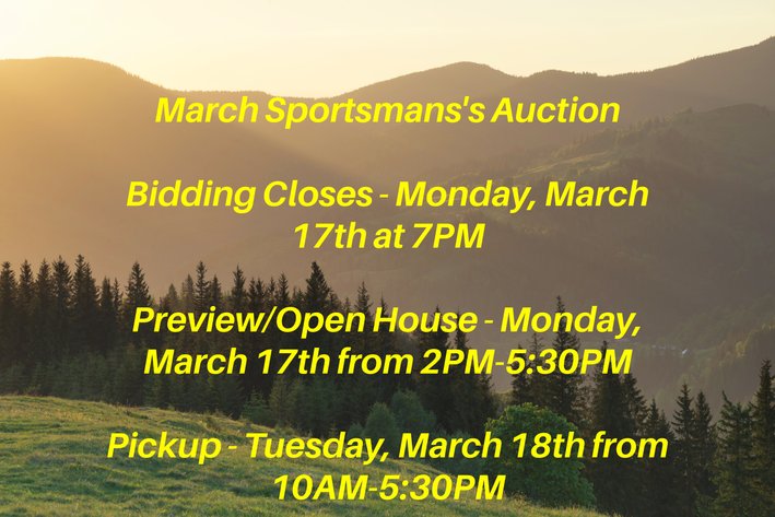 Image for March Sportsman's Auction