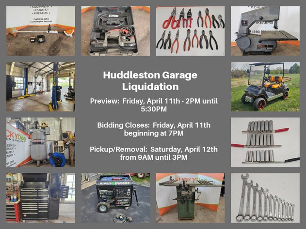 Image for Huddleston Garage Liquidation 