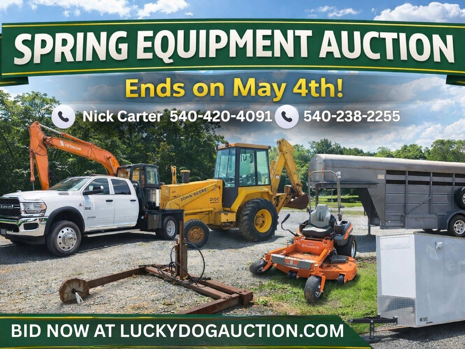 Image for Spring Equipment Auction