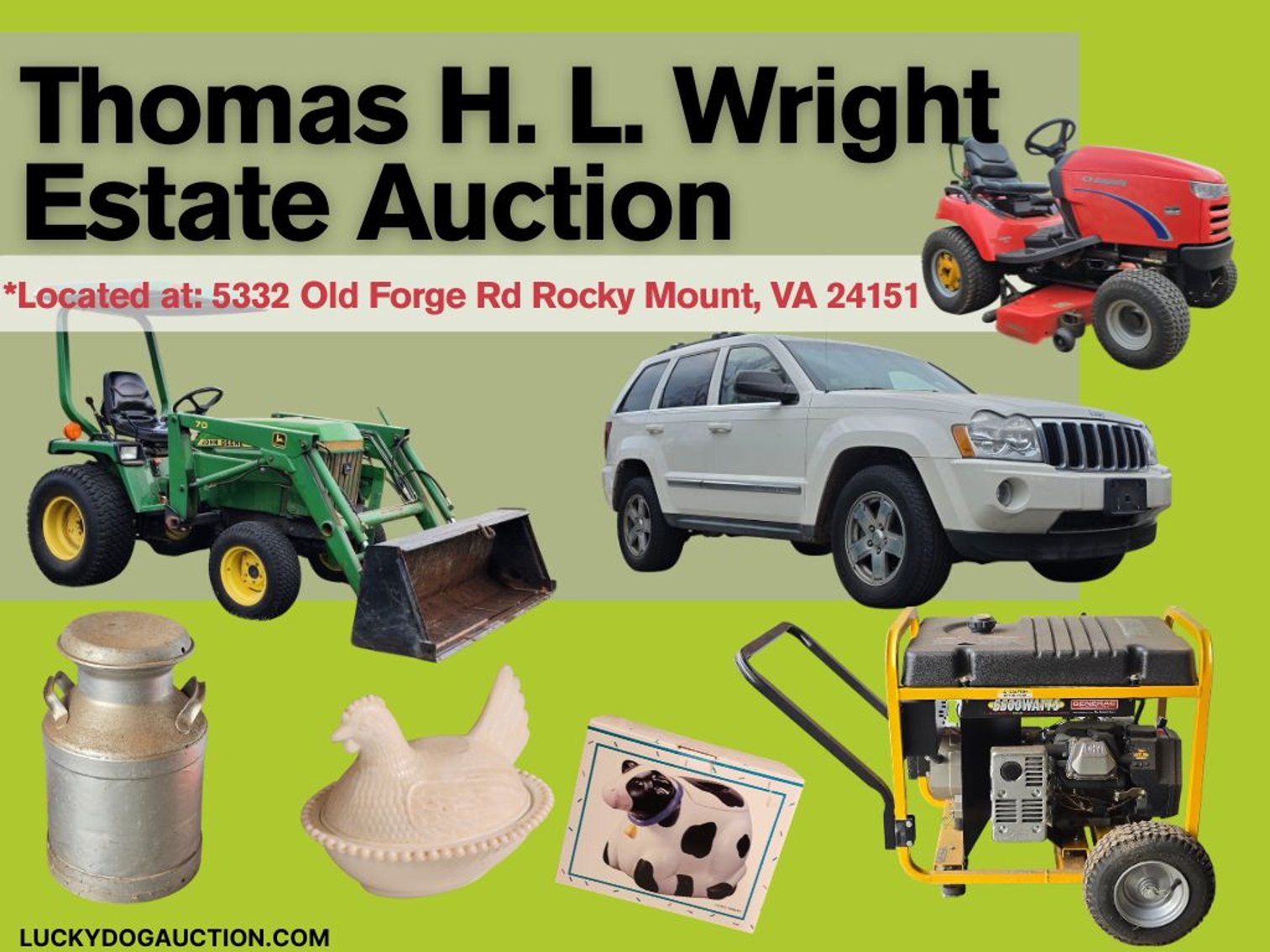Image for Thomas H. L. Wright Estate Auction
