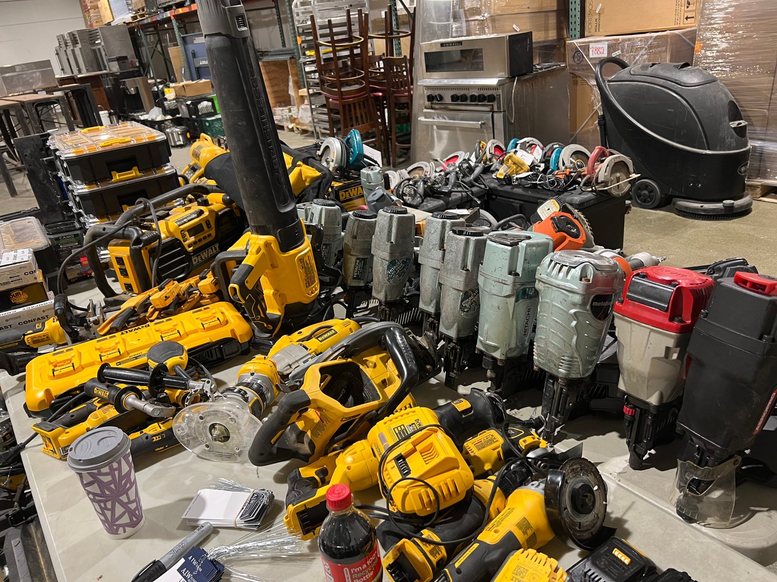 Image for A Large Inventory of Pre-Owned Contractor Tools