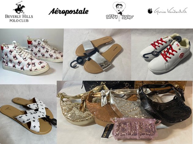 A Large Footwear & Handbags Inventory