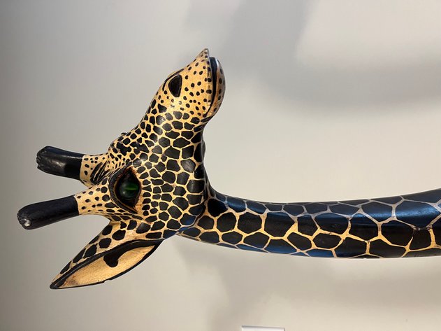 African Hand Carved Wood Statues