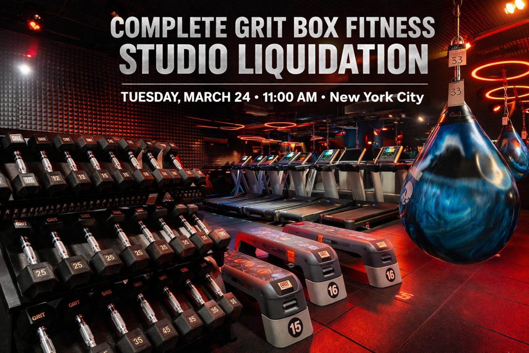 Image for Group Fitness Boxing Gym & Restaurant Equipment