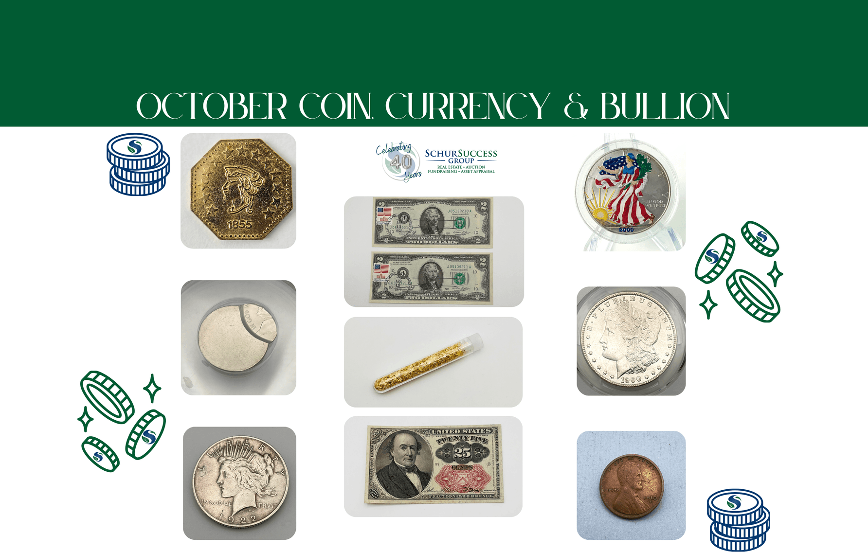 Image for Coins, Currency & Bullion October 2024