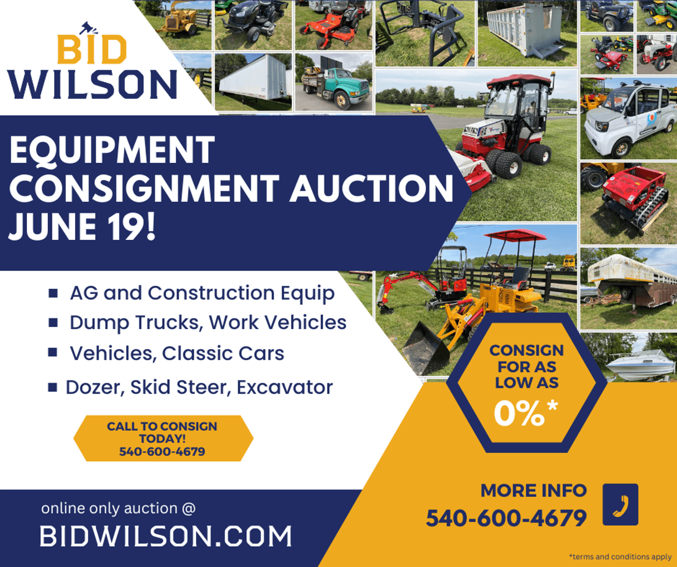 Image for June 2024 Equipment Consignment Auction