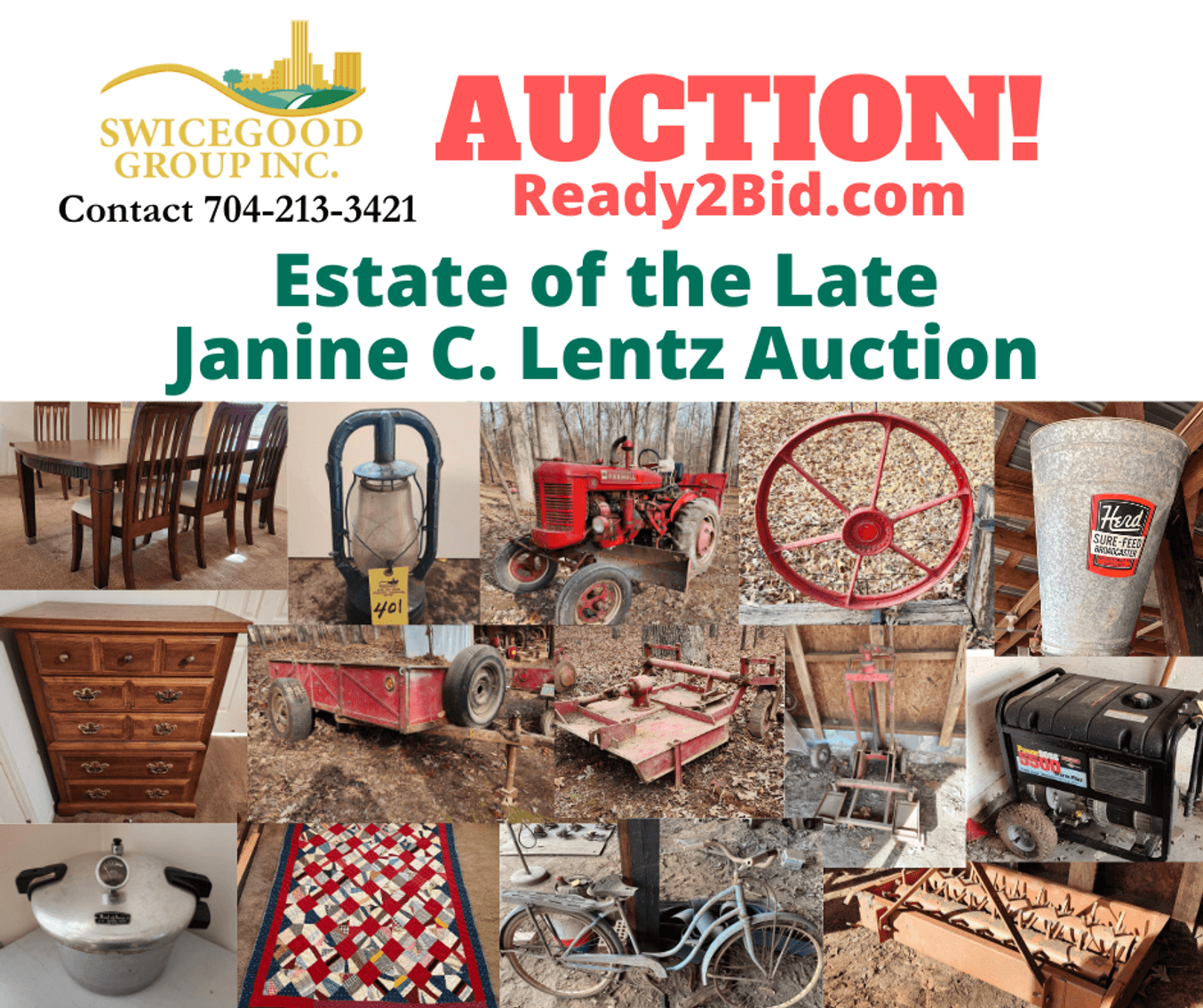 Estate of the Late Janine C. Lentz Auction