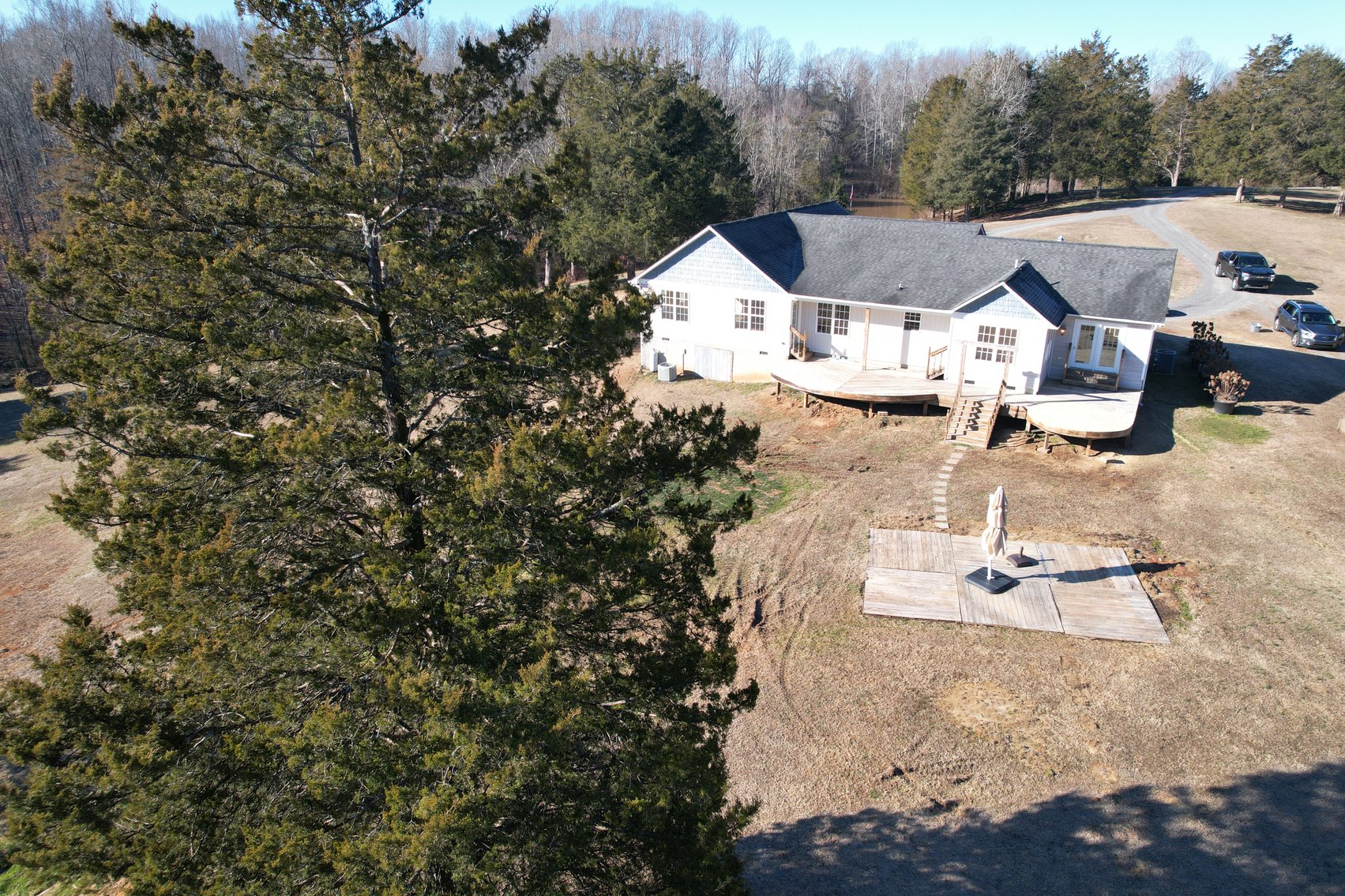 Absolute Auction for Davie County Home on 24 +/- Acres
