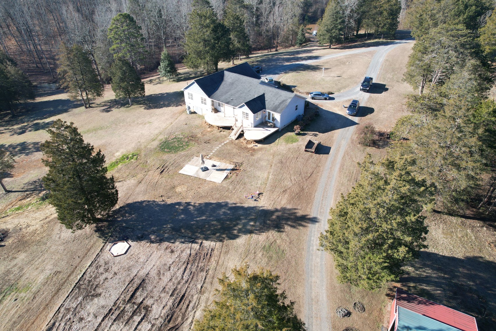 Absolute Auction for Davie County Home on 24 +/- Acres
