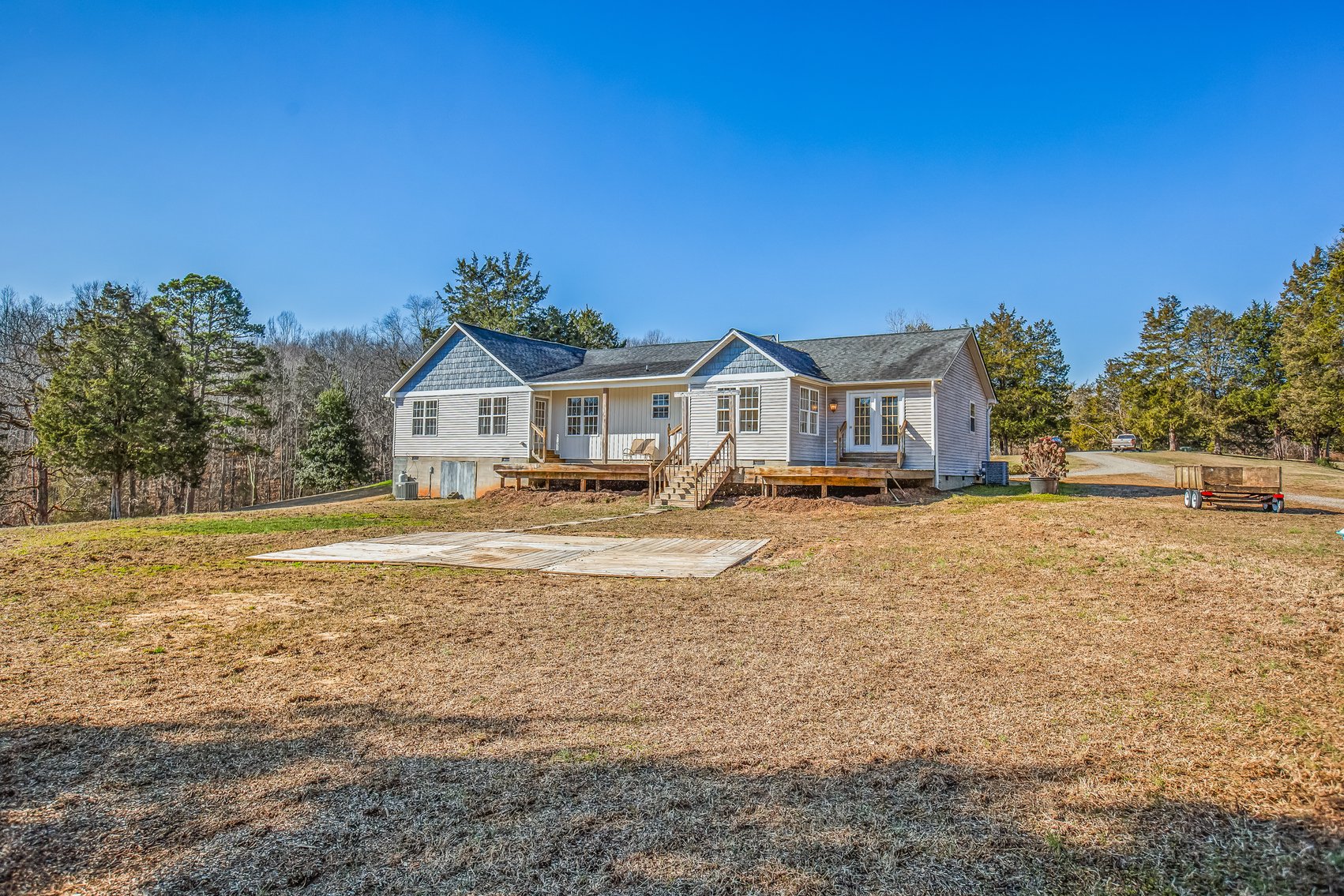 Absolute Auction for Davie County Home on 24 +/- Acres