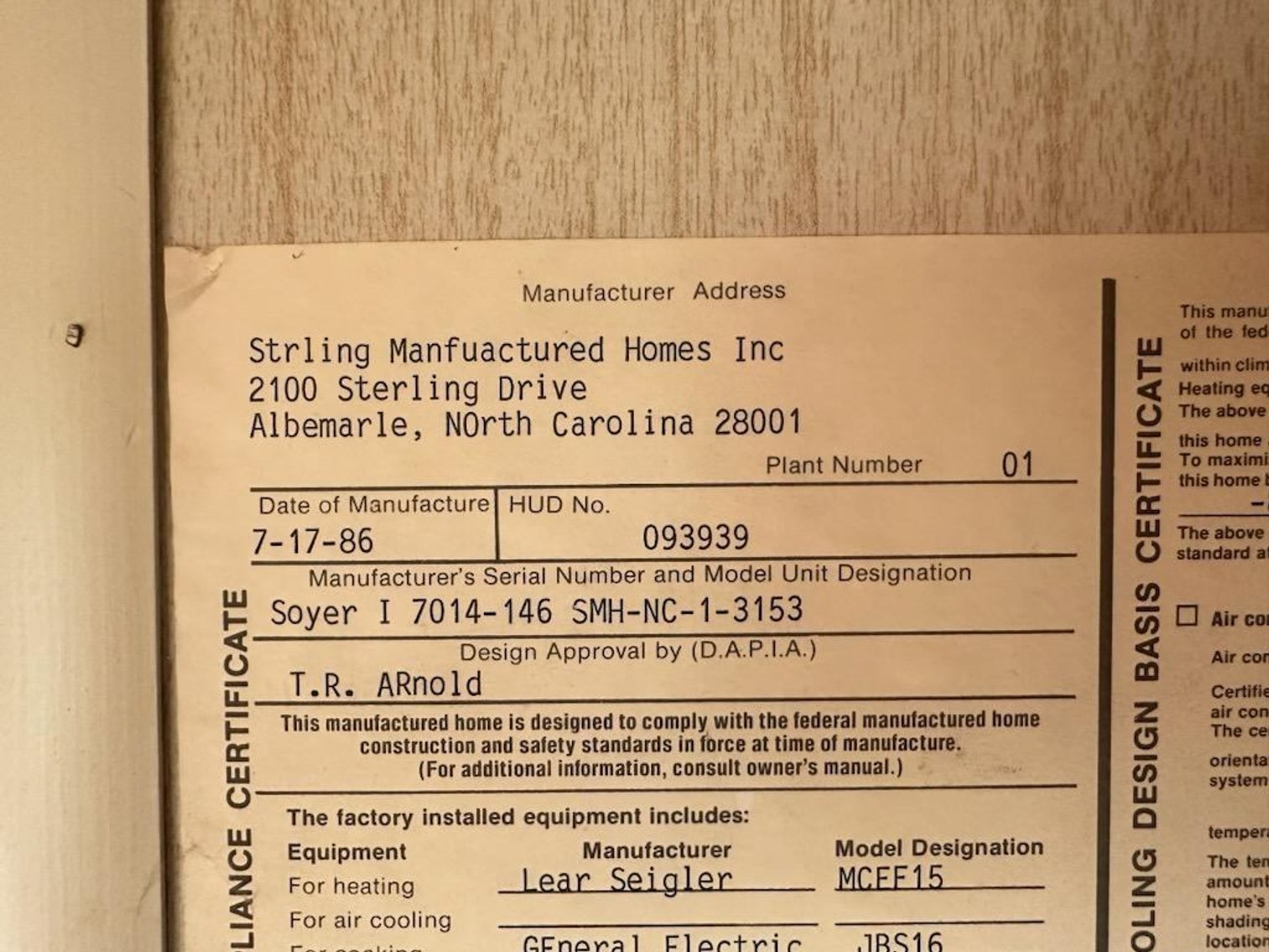 Investment Opportunity-Walnut Cove NC