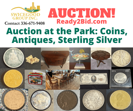 Image for Auction at the Park: Coins, Antiques, Sterling Silver