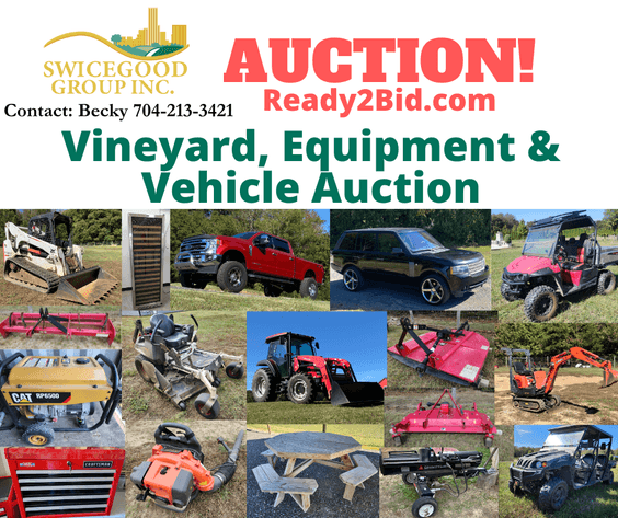 Image for Vineyard, Equipment & Vehicle Auction
