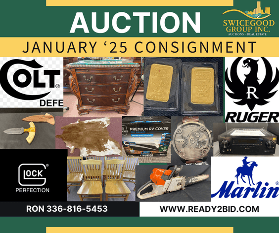 Image for Jan. ‘25 Consignment Auction
