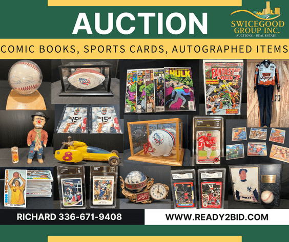 Image for Comic Books, Sports Cards, Autographed Items