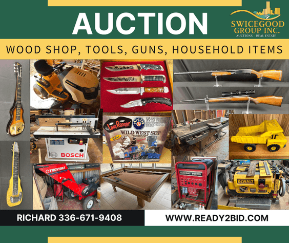 Image for Wood Shop, Tools, Guns, Household Items Auction