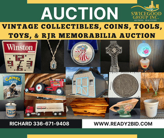 Image for Vintage Collectibles, Coins, Tools, Toys, & RJR Memorabilia Auction