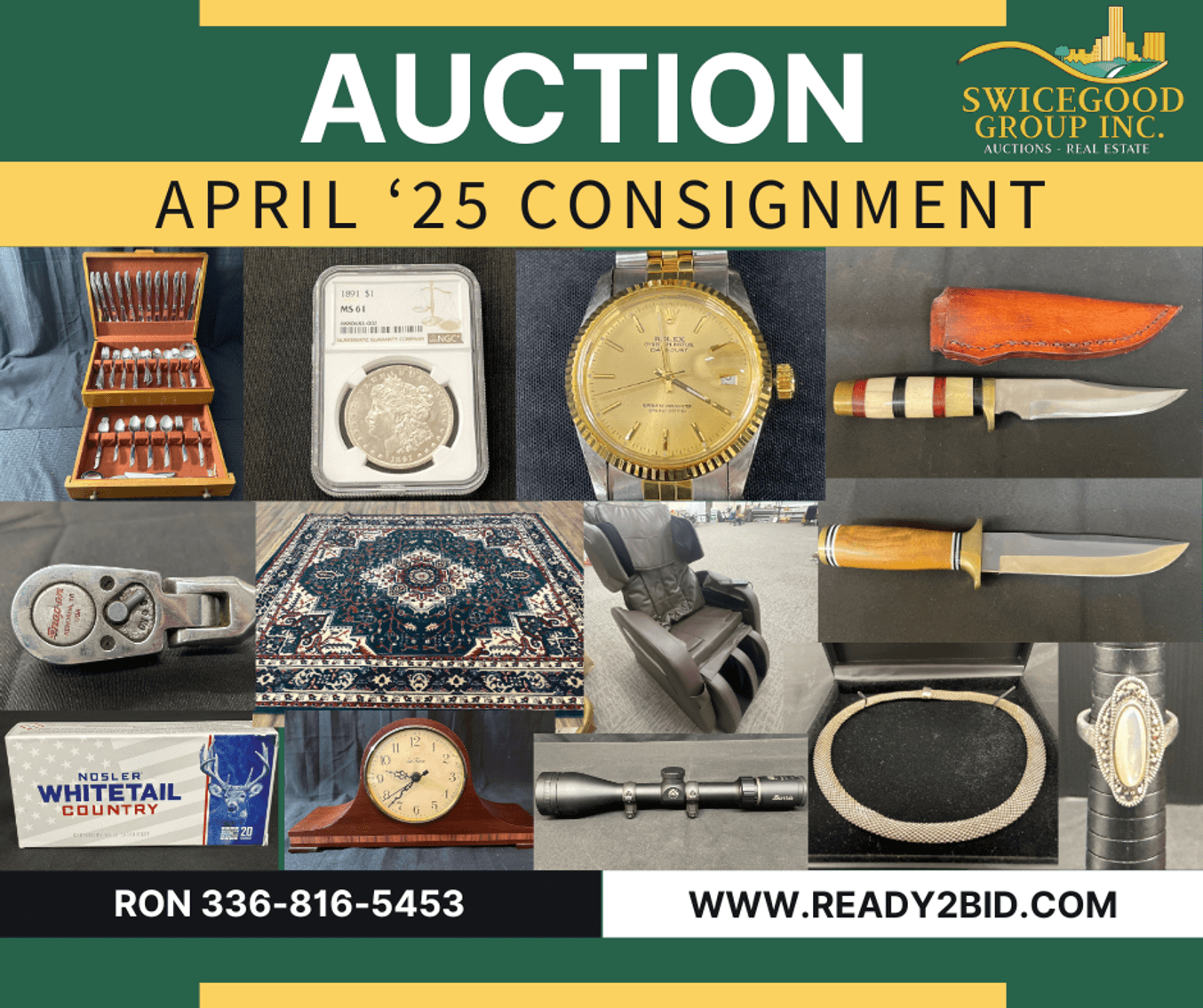 April '25 Consignment Auction