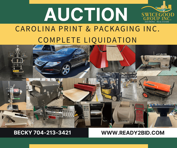 Image for Carolina Print & Packaging, Inc. Complete Liquidation