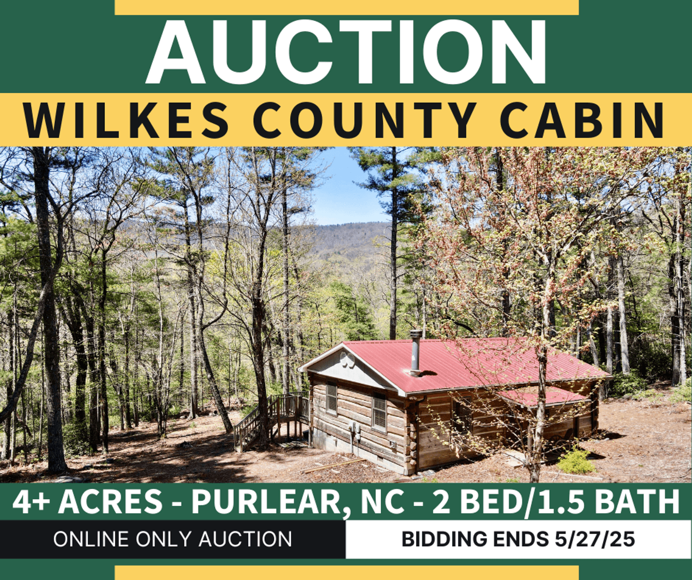 Secluded Wilkes County, NC Cabin