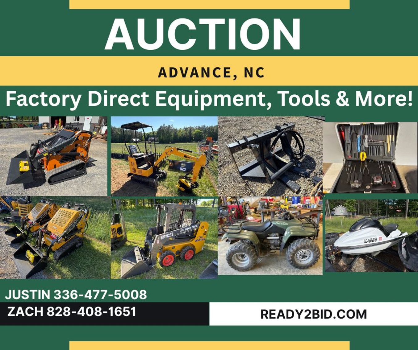 Factory Direct Heavy Equipment, Tools & More