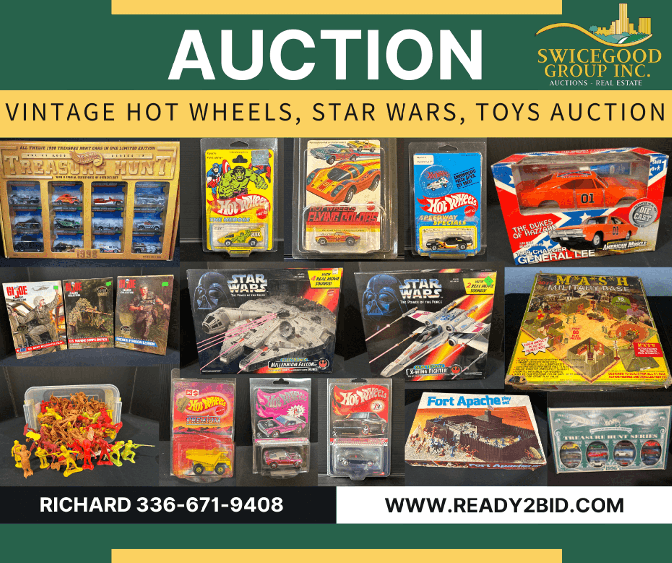 Vintage Hot Wheels, Star Wars, Toys Auction